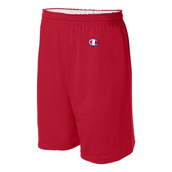 Champion 8187 Cotton Gym Short - Black - XL